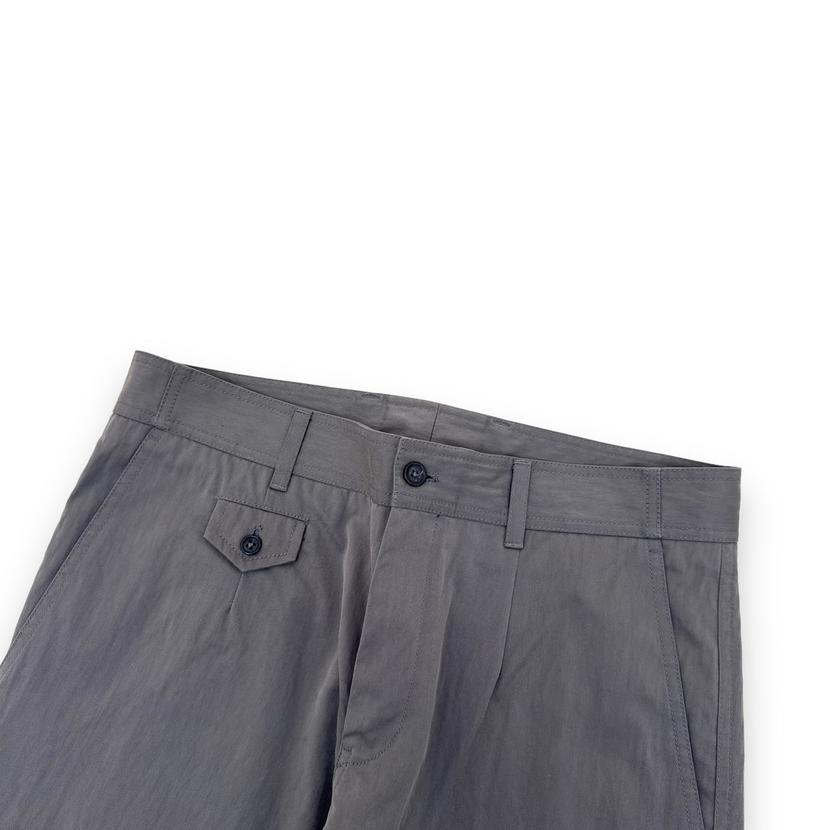 DOLCE & GABBANA COTTON CARGO TROUSERS GREY S