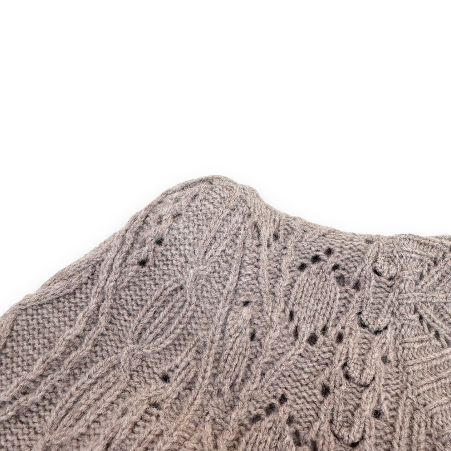 ISABEL MARANT EMI CABLE-KNIT MERINO SWEATER BEIGE S