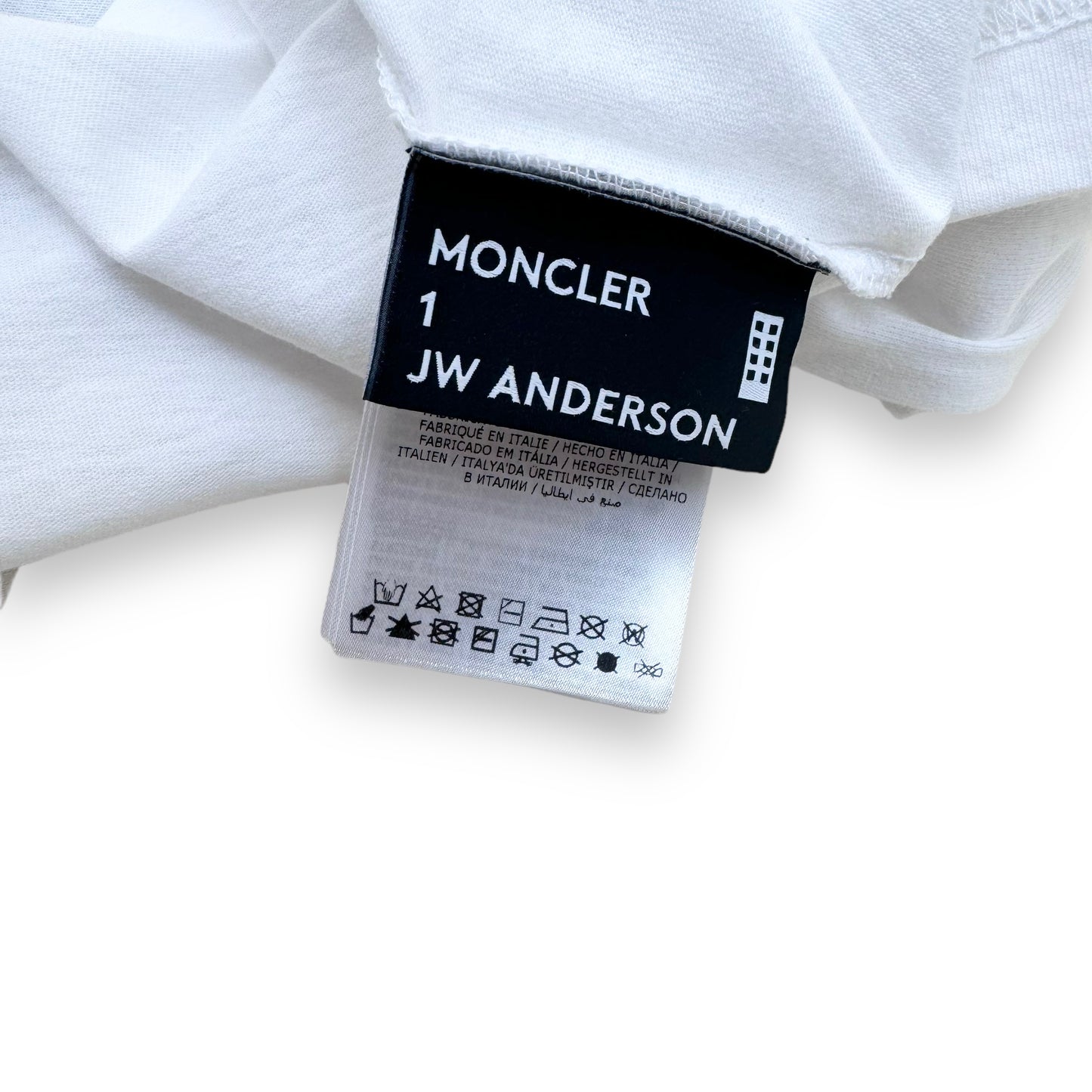 MONCLER X JW ANDERSON T-SHIRT WHITE M