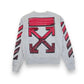OFF-WHITE MARKER SWEATSHIRT GREY S