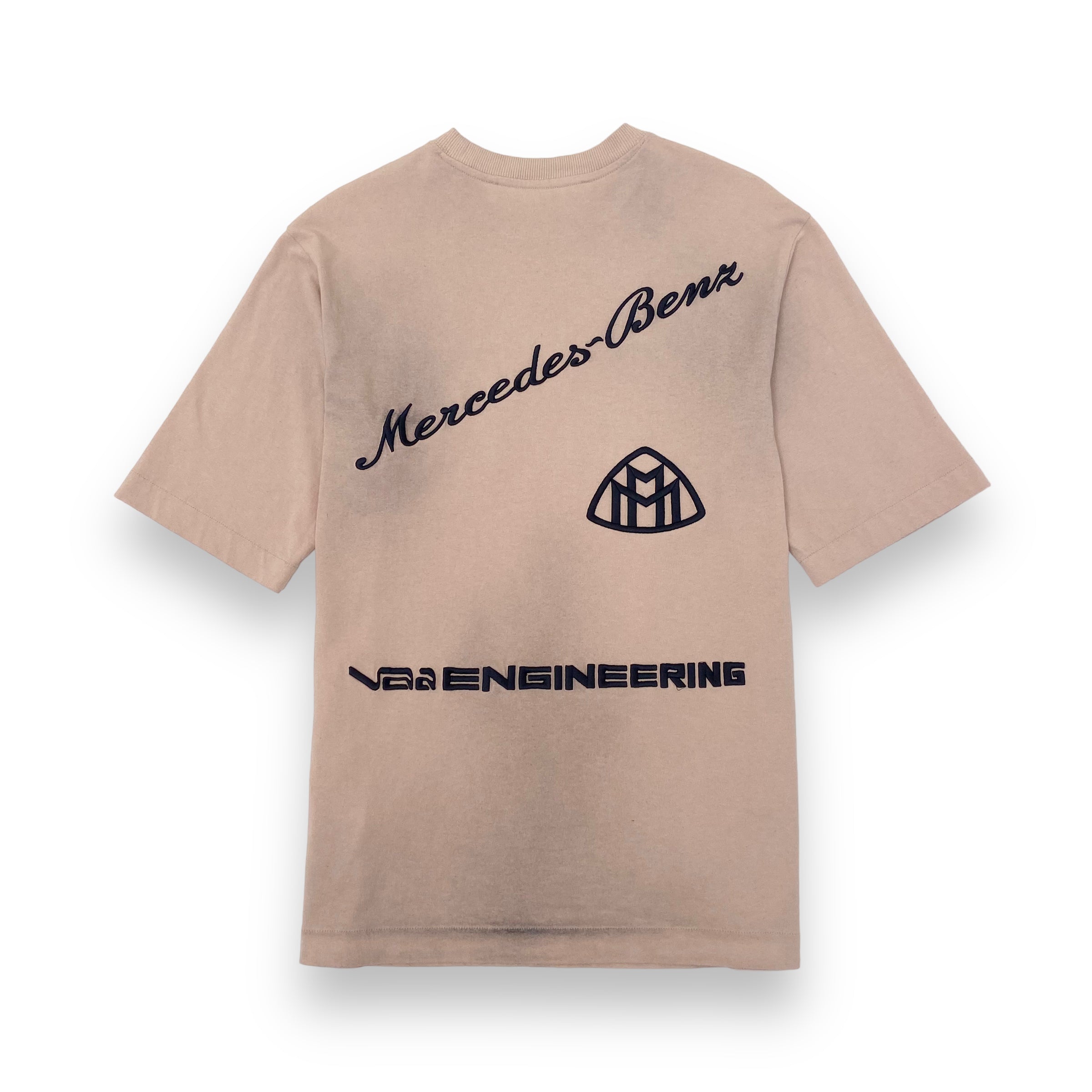 OFF-WHITE MERCEDES AMG DISTRESSED T-SHIRT BEIGE S
