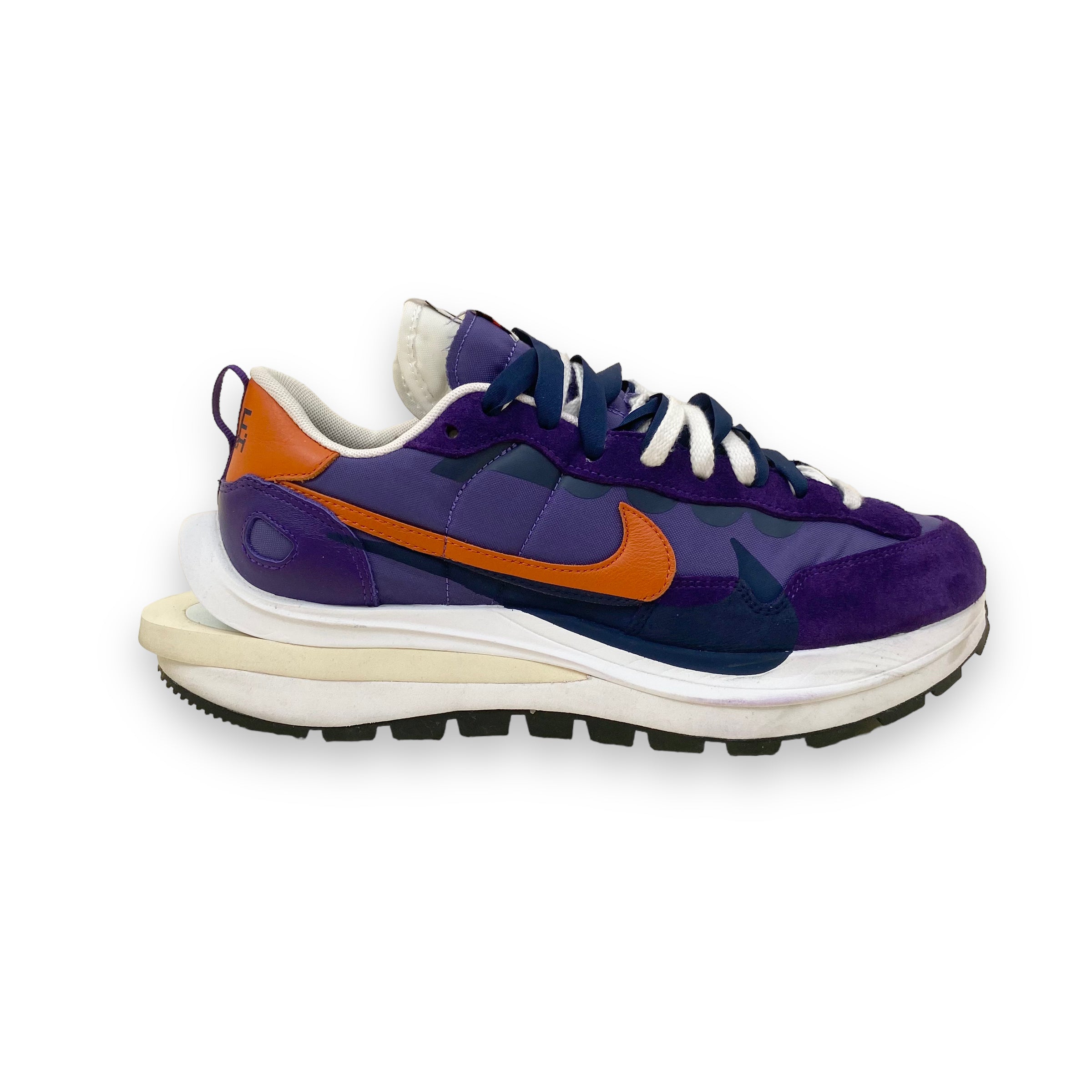 NIKE VAPOURWAFFLE SACAI DARK IRIS SNEAKERS UK8