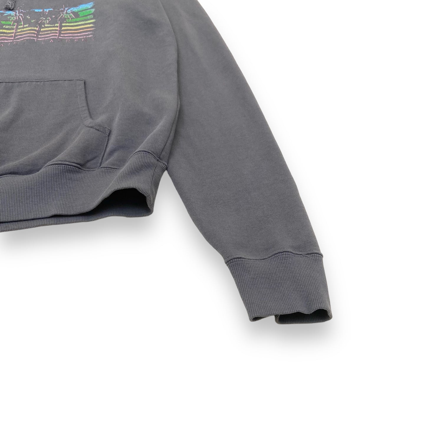 SAINT LAURENT MALIBU HOODIE GREY XS