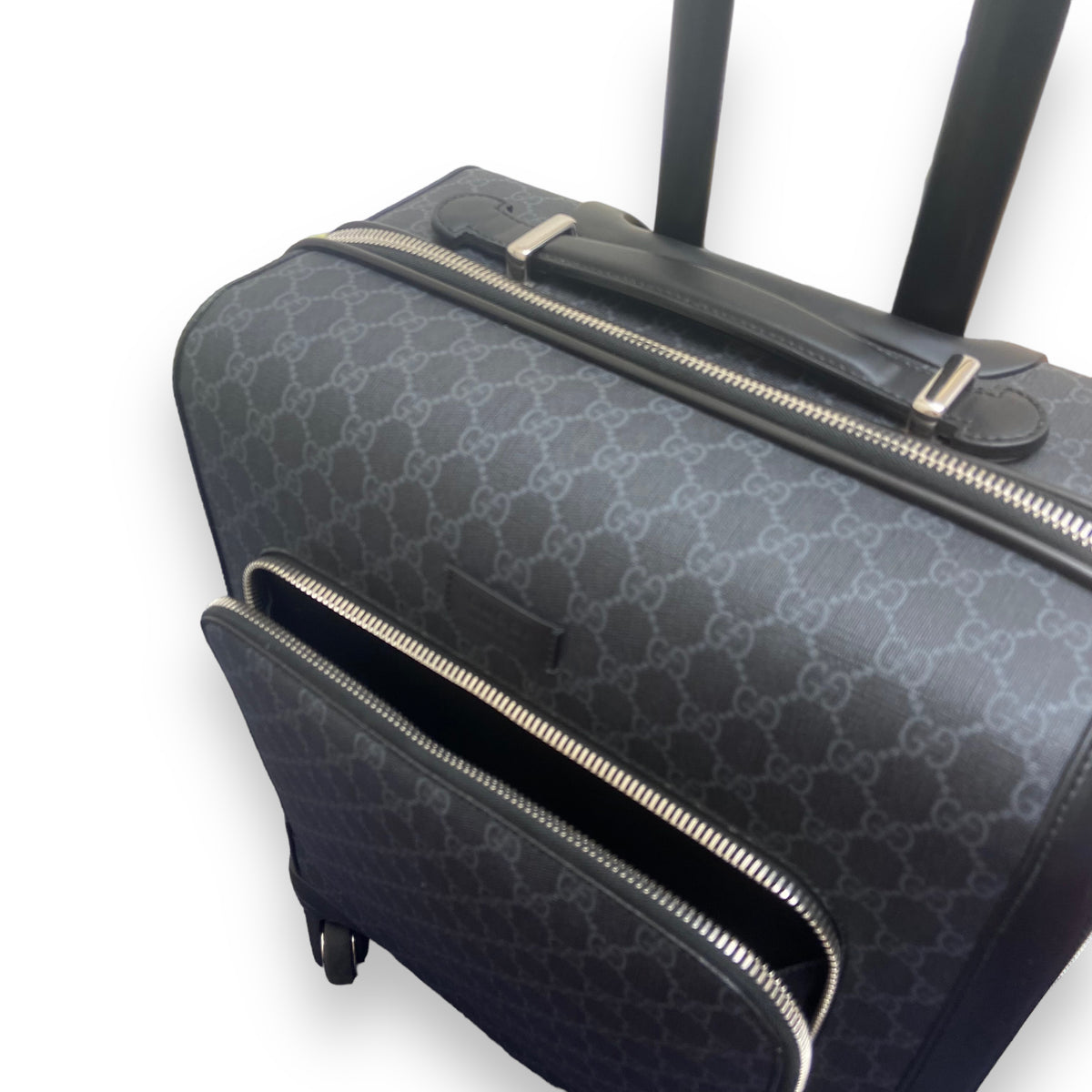 GUCCI GG SUPREME CABIN SUITCASE BLACK M