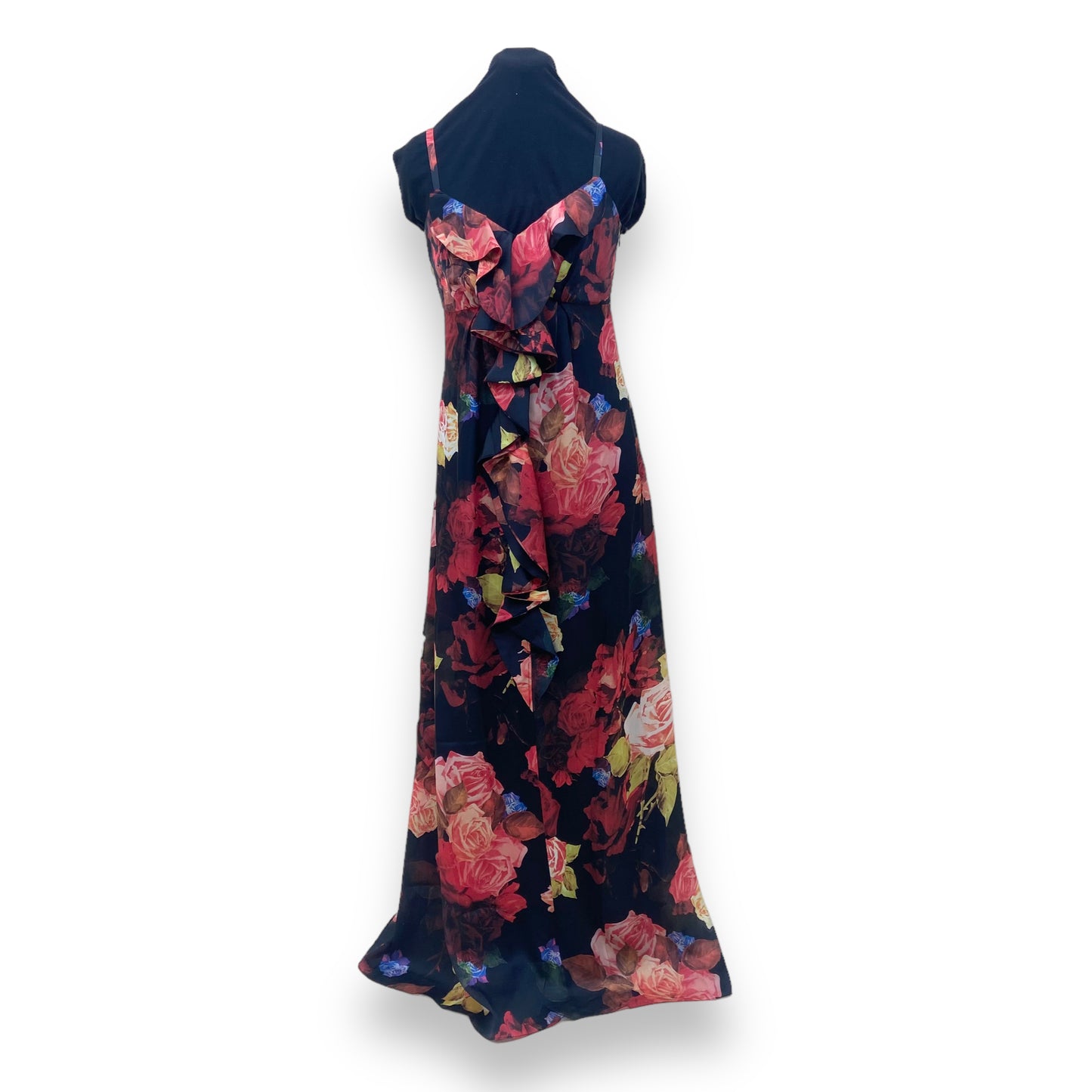 TED BAKER LONG FLORAL DRESS UK10