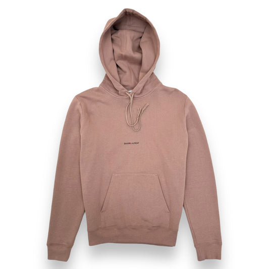 SAINT LAURENT COTTON HOODIE BEIGE XS