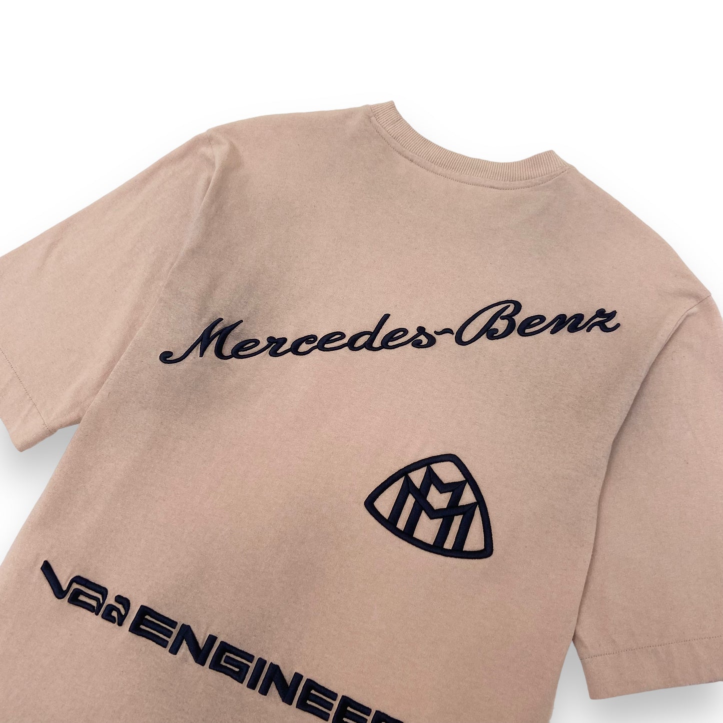 OFF-WHITE MERCEDES AMG DISTRESSED T-SHIRT BEIGE S