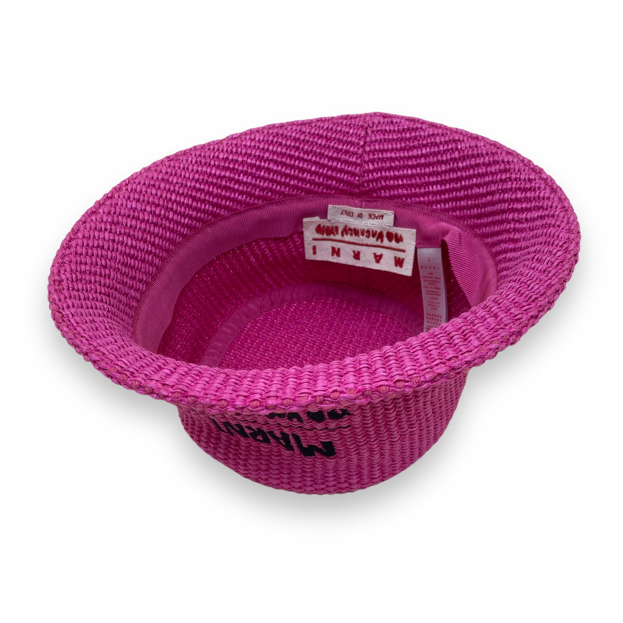 MARNI X NO VACANCY INN BUCKET HAT PINK L
