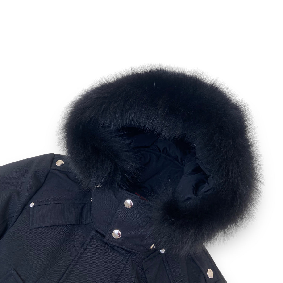 MOOSE KNUCKLES ORIGINAL STIRLING PARKA NEOSHEAR JACKET BLACK XS