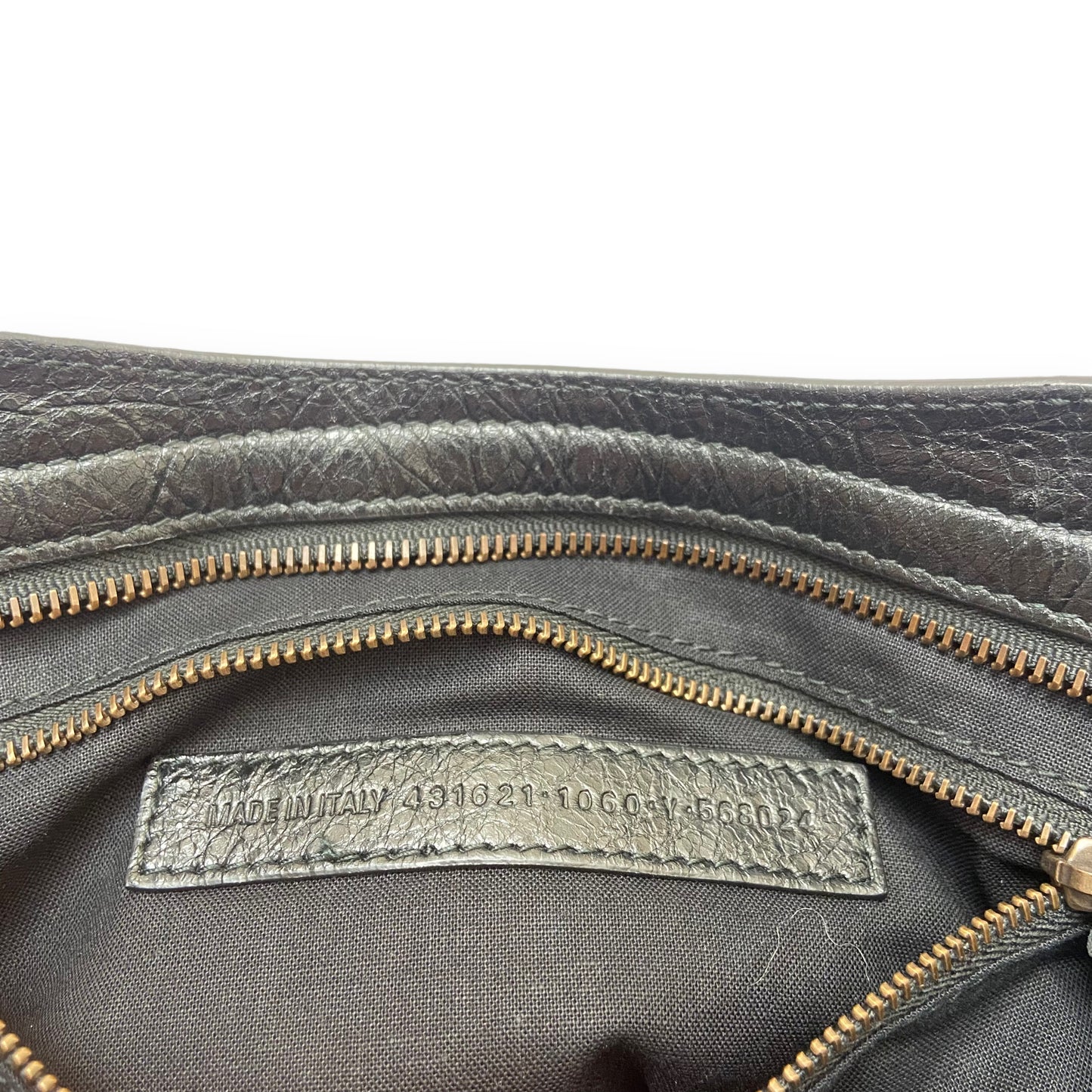 BALENCIAGA CITY CLASSIC LEATHER GRAFFITI BAG S