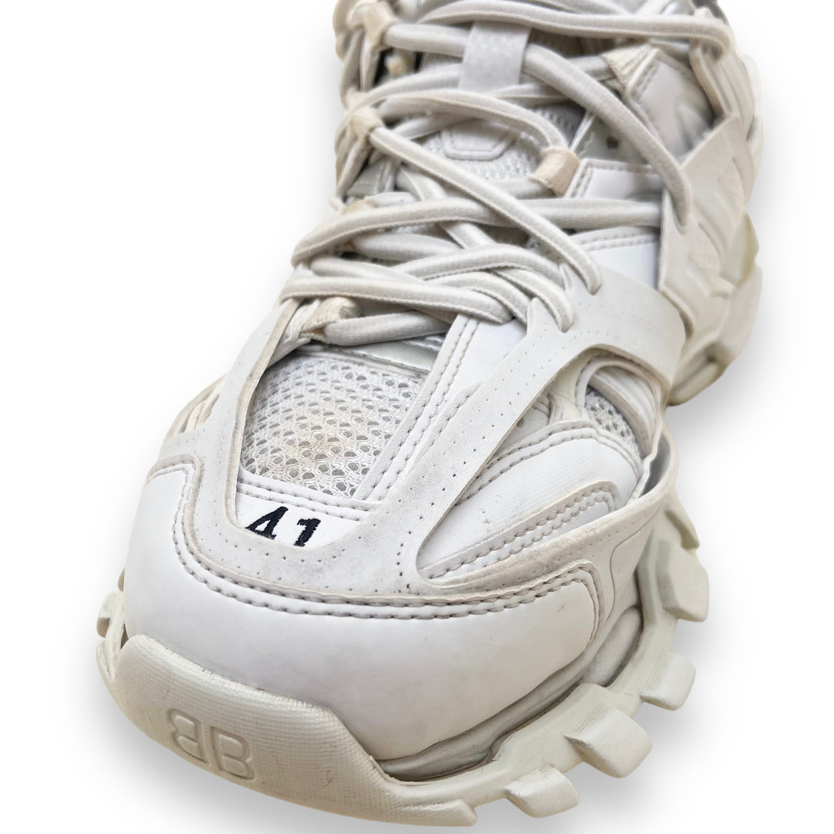 BALENCIAGA TRACK RUNNER SNEAKERS WHITE UK7