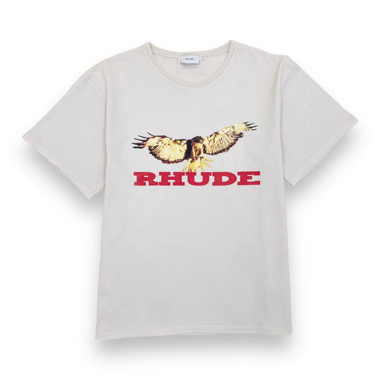 RHUDE EAGLE T-SHIRT WHITE L