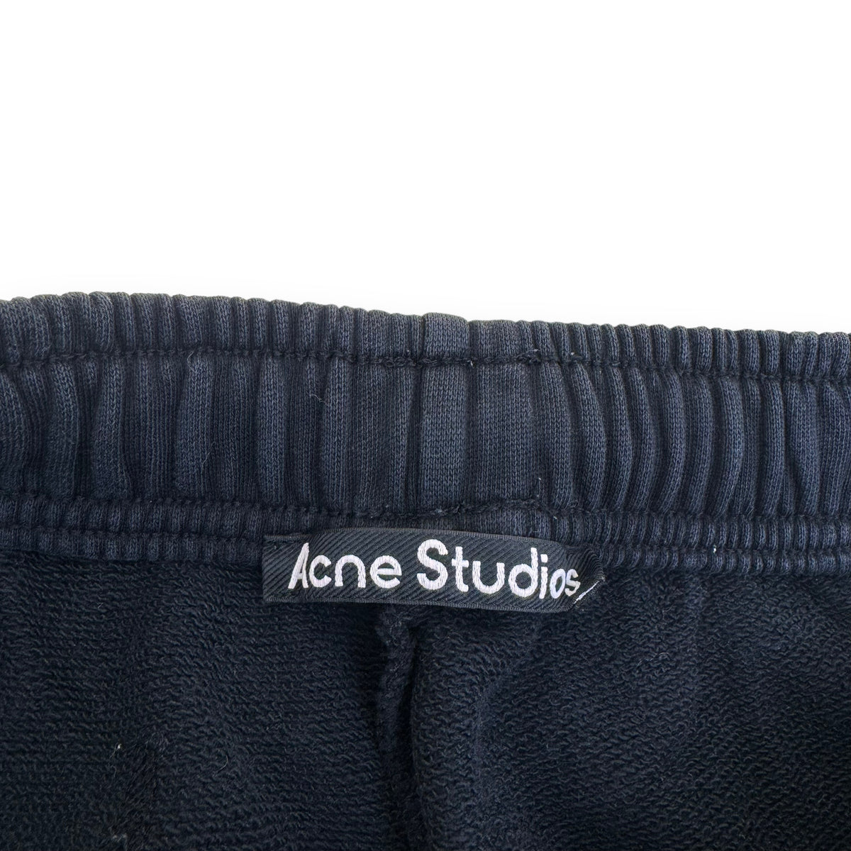 ACNE STUDIOS FRANK JERSEY SWEATPANTS BLACK XXS
