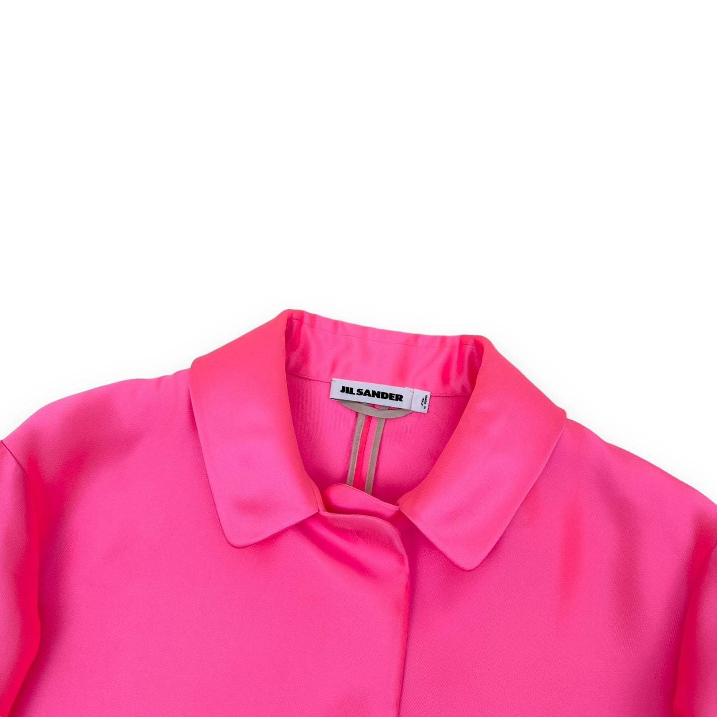 JIL SANDER CROPPED JACKET PINK S