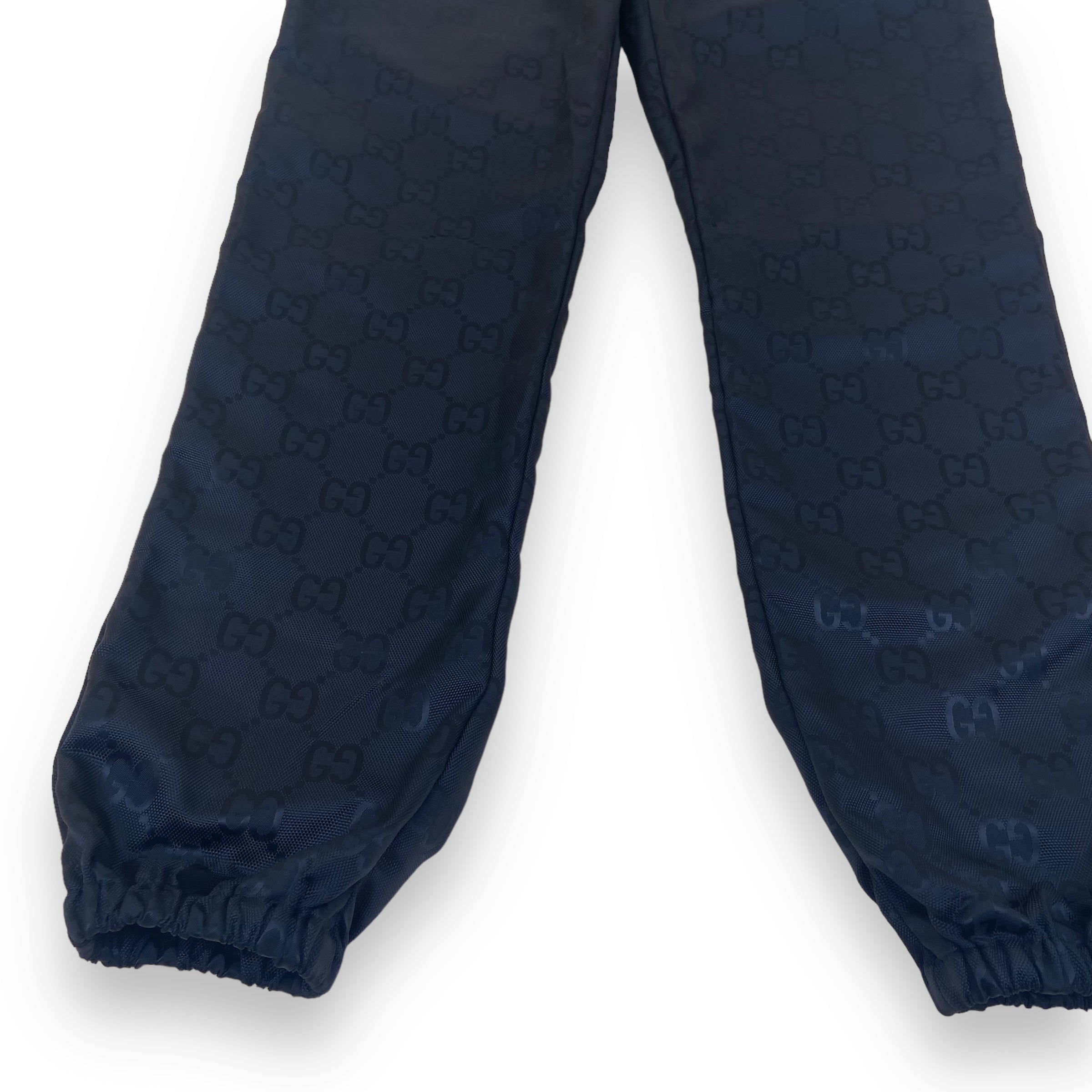 GUCCI GG ECO NYLON PANTS BLACK S