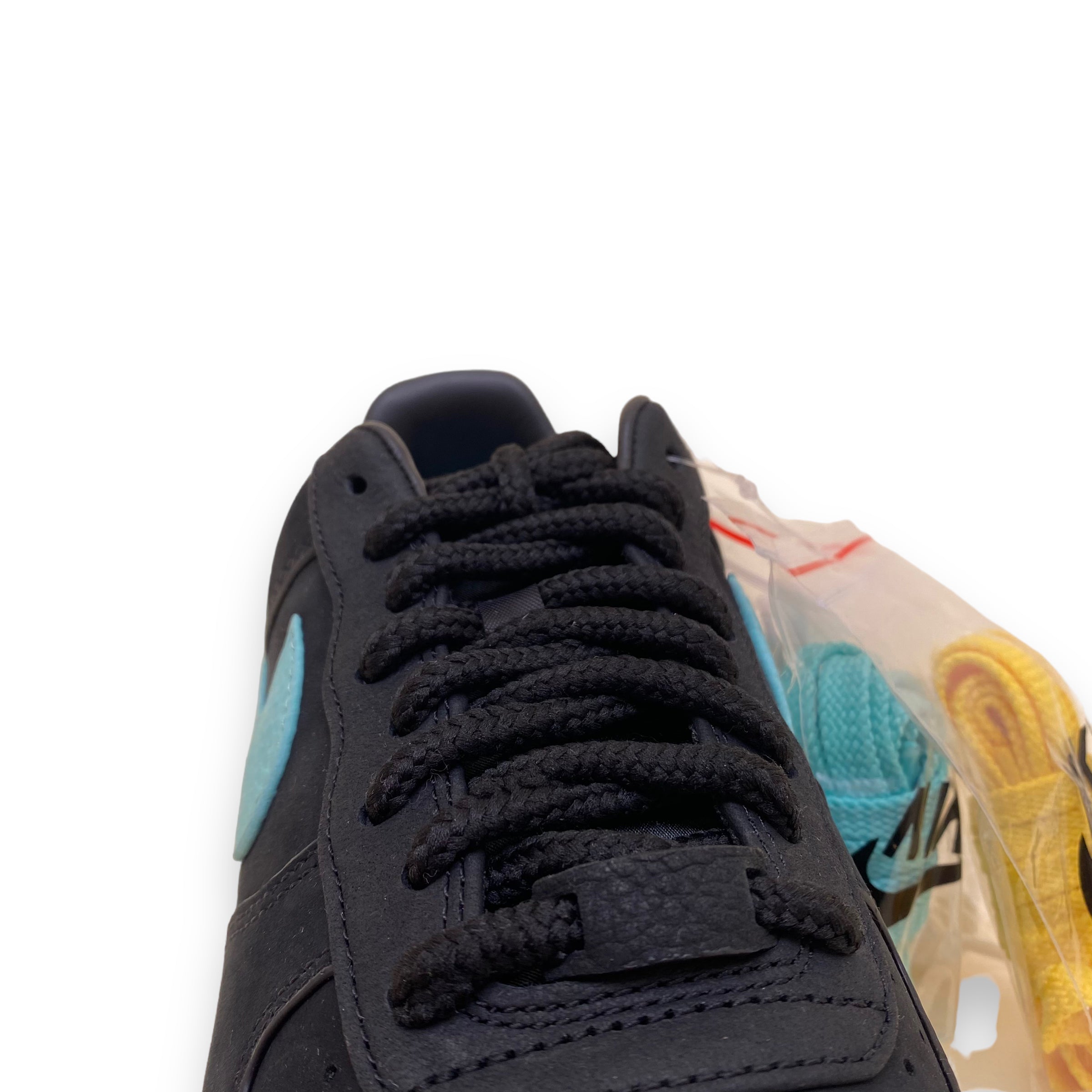 NIKE X TIFFANY & CO AIR FORCE 1 LOW ‘1837’ SNEAKERS BLACK UK9.5