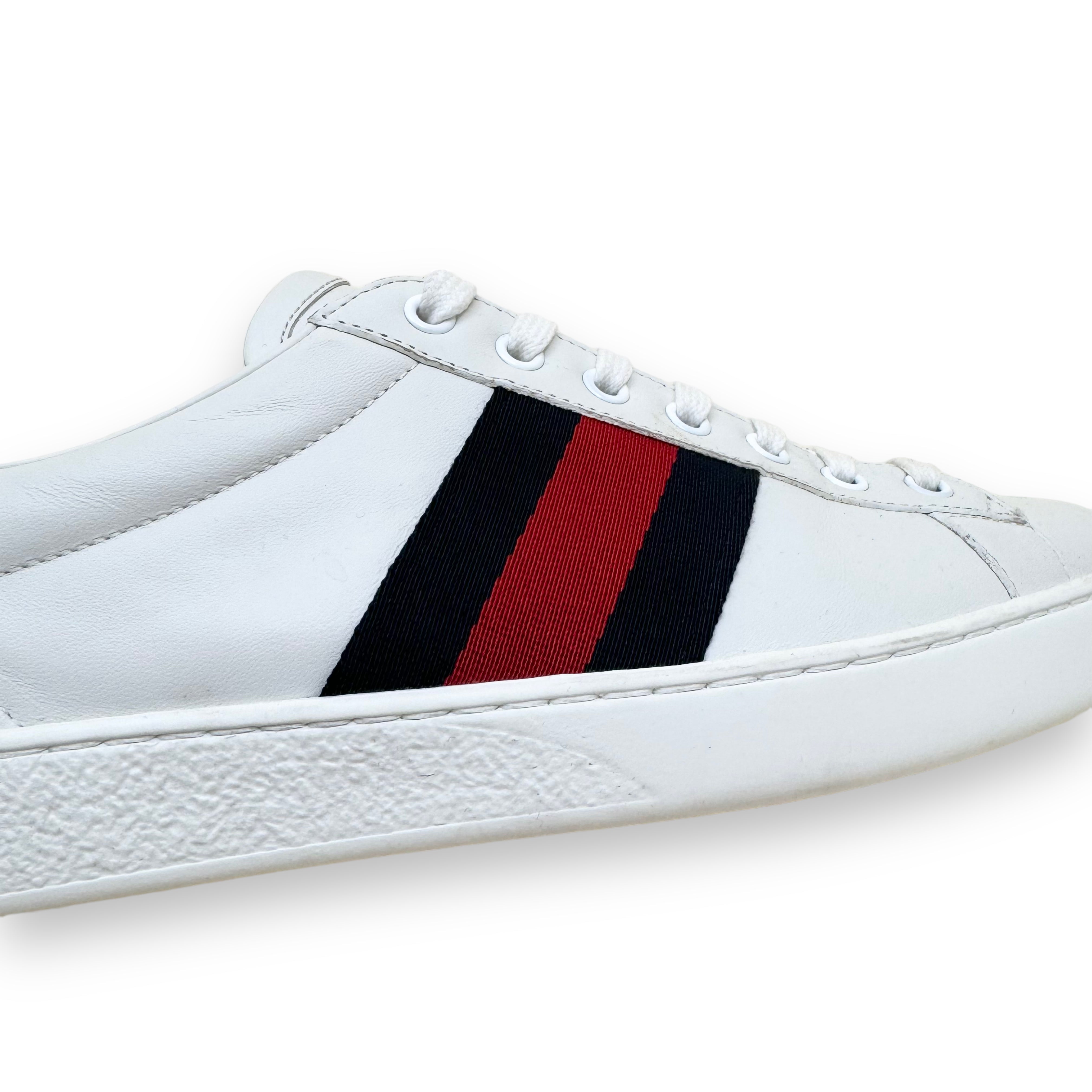 GUCCI ACE SNEAKER WHITE / BLACK UK9
