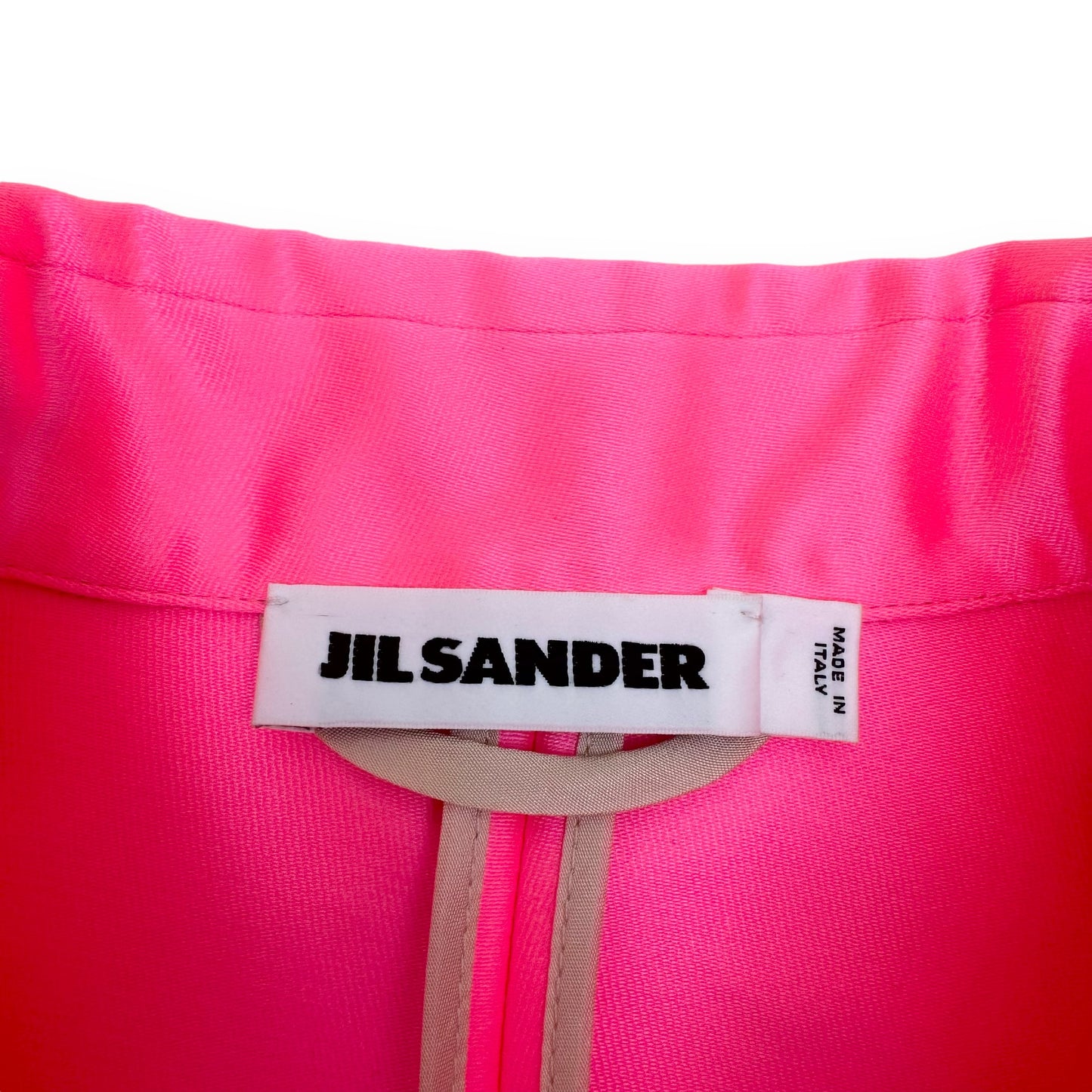 JIL SANDER CROPPED JACKET PINK S