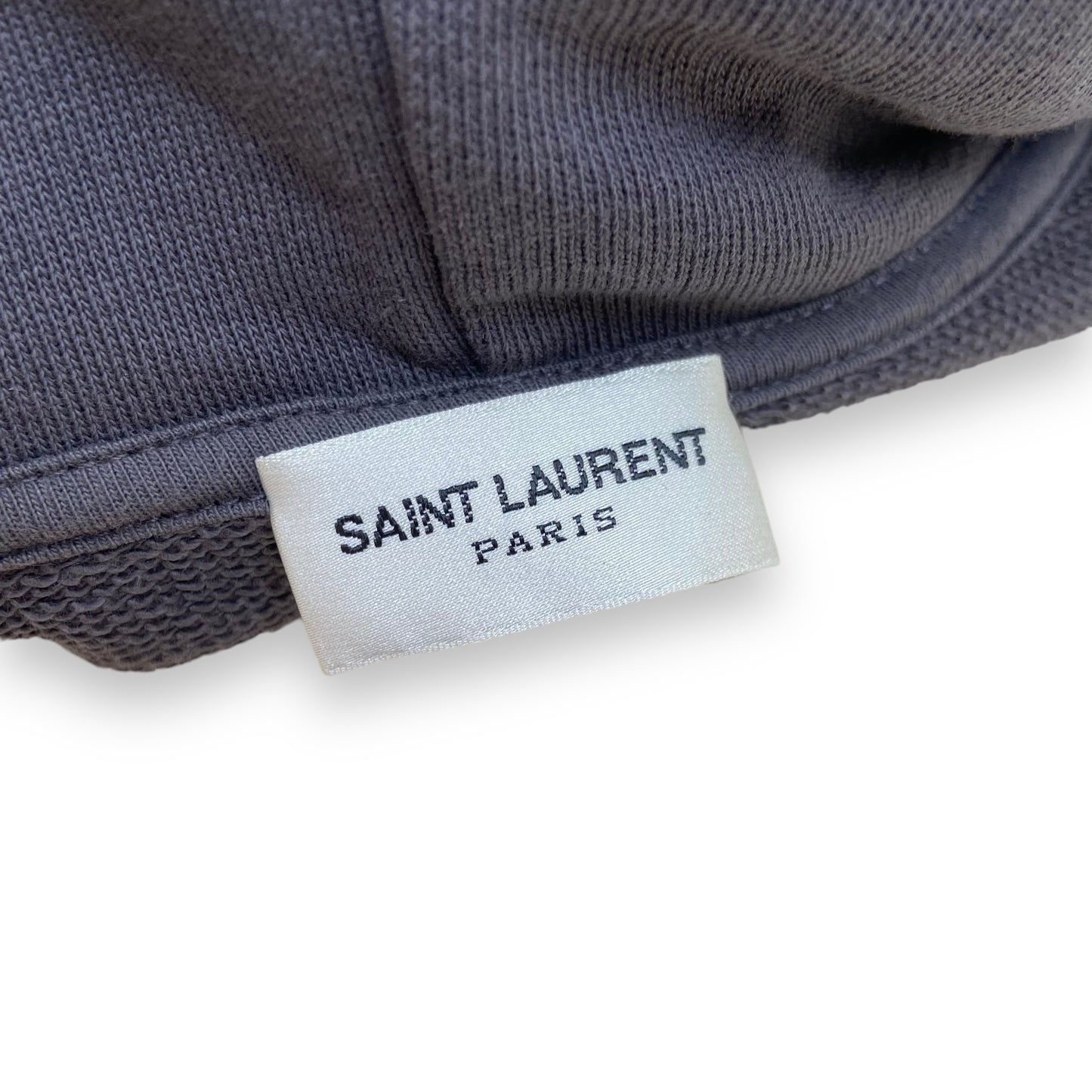 SAINT LAURENT MALIBU HOODIE GREY XS