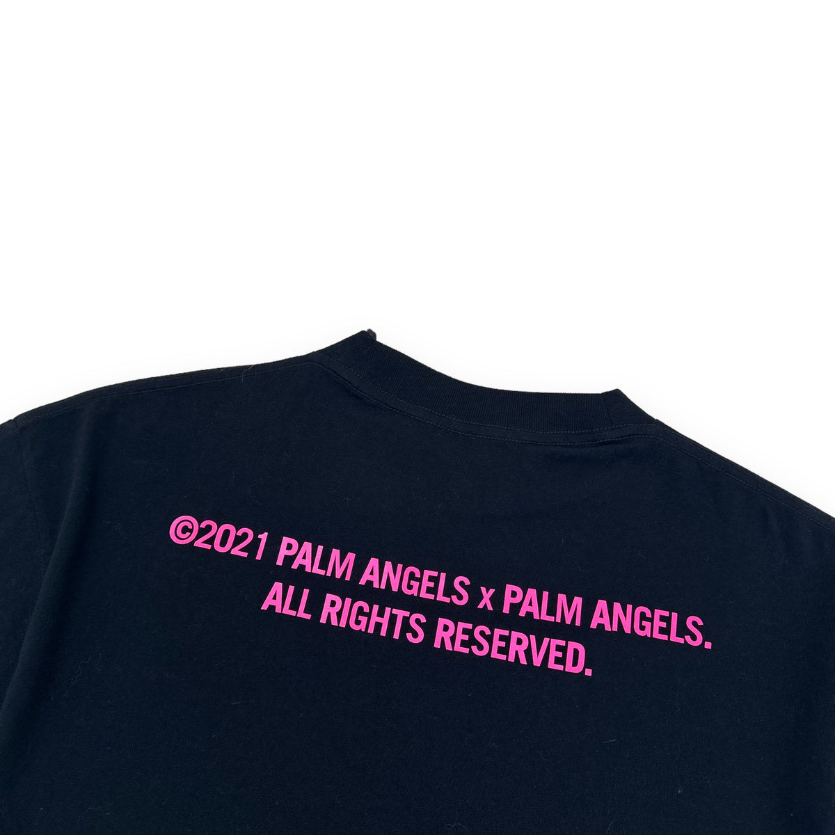PALM ANGELS PALM TREE T-SHIRT PINK / BLACK M
