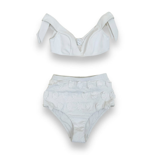 ZIMMERMANN DAISY TIE BIKINI SET WHITE UK10