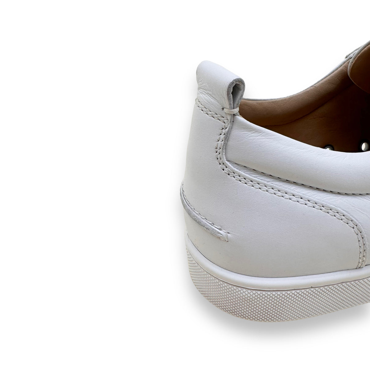 CHRISTIAN LOUBOUTIN LOUIS JUNIOR SNEAKER WHITE UK7