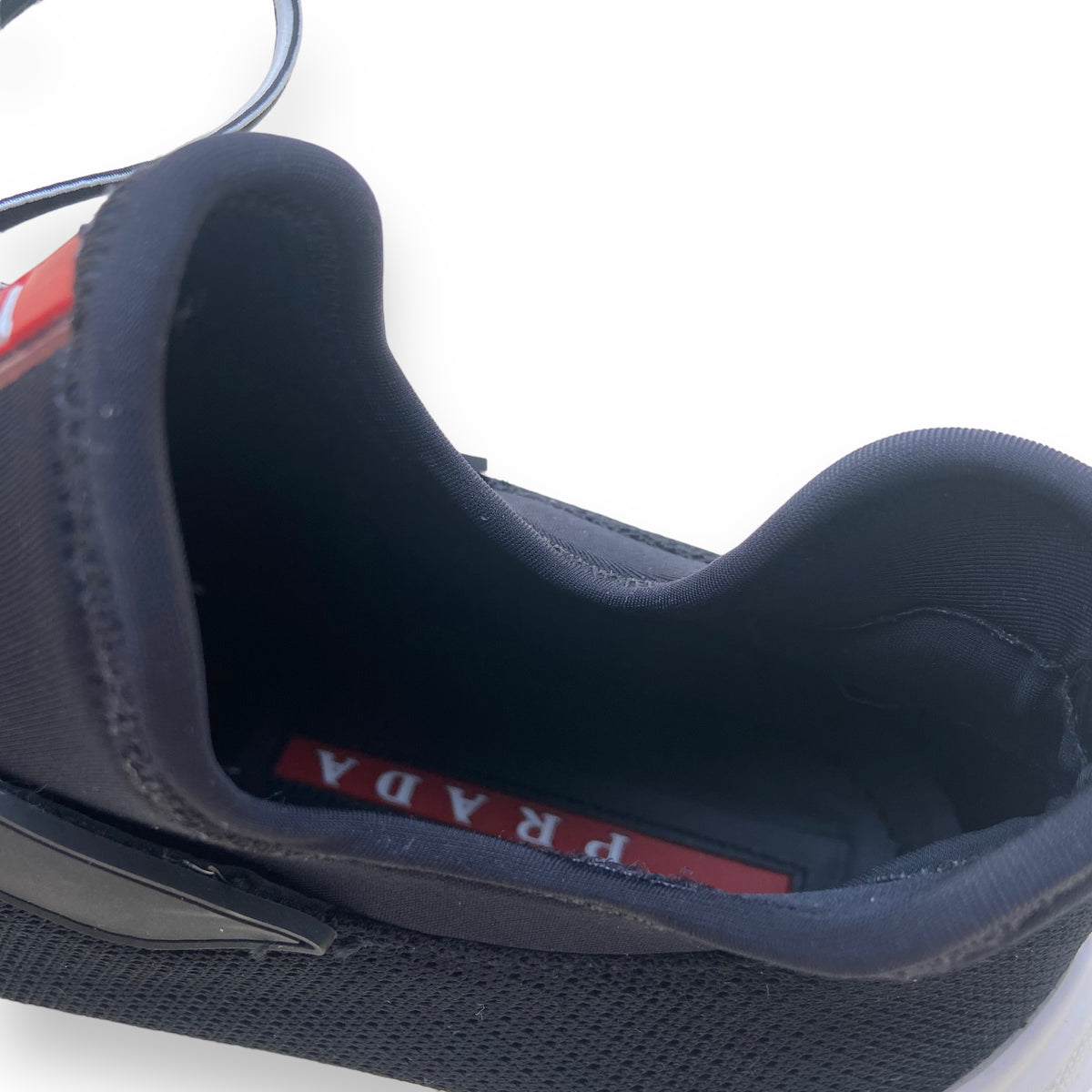 PRADA MESH AND NEOPRENE SNEAKERS BLACK UK6