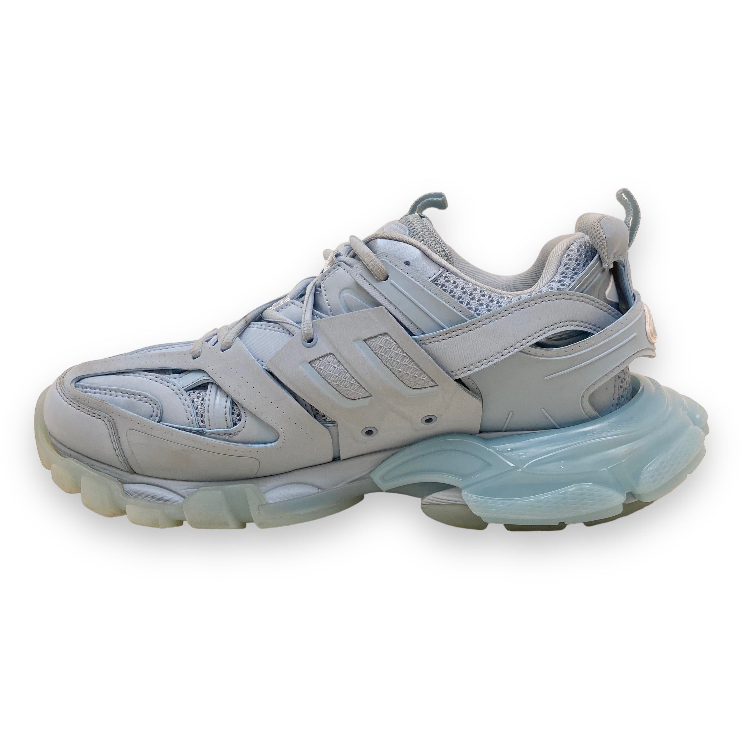 BALENCIAGA TRACK RUNNER SNEAKERS BABY BLUE UK8