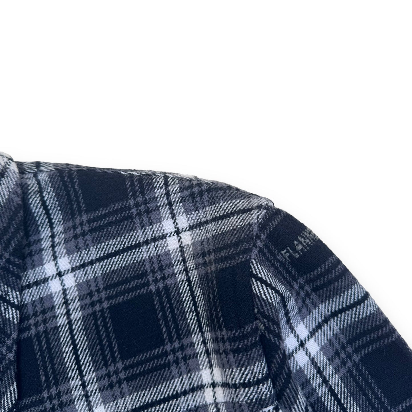 OFF-WHITE LOGO EMBROIDERED CHECKED COTTON-FLANNEL SHIRT S