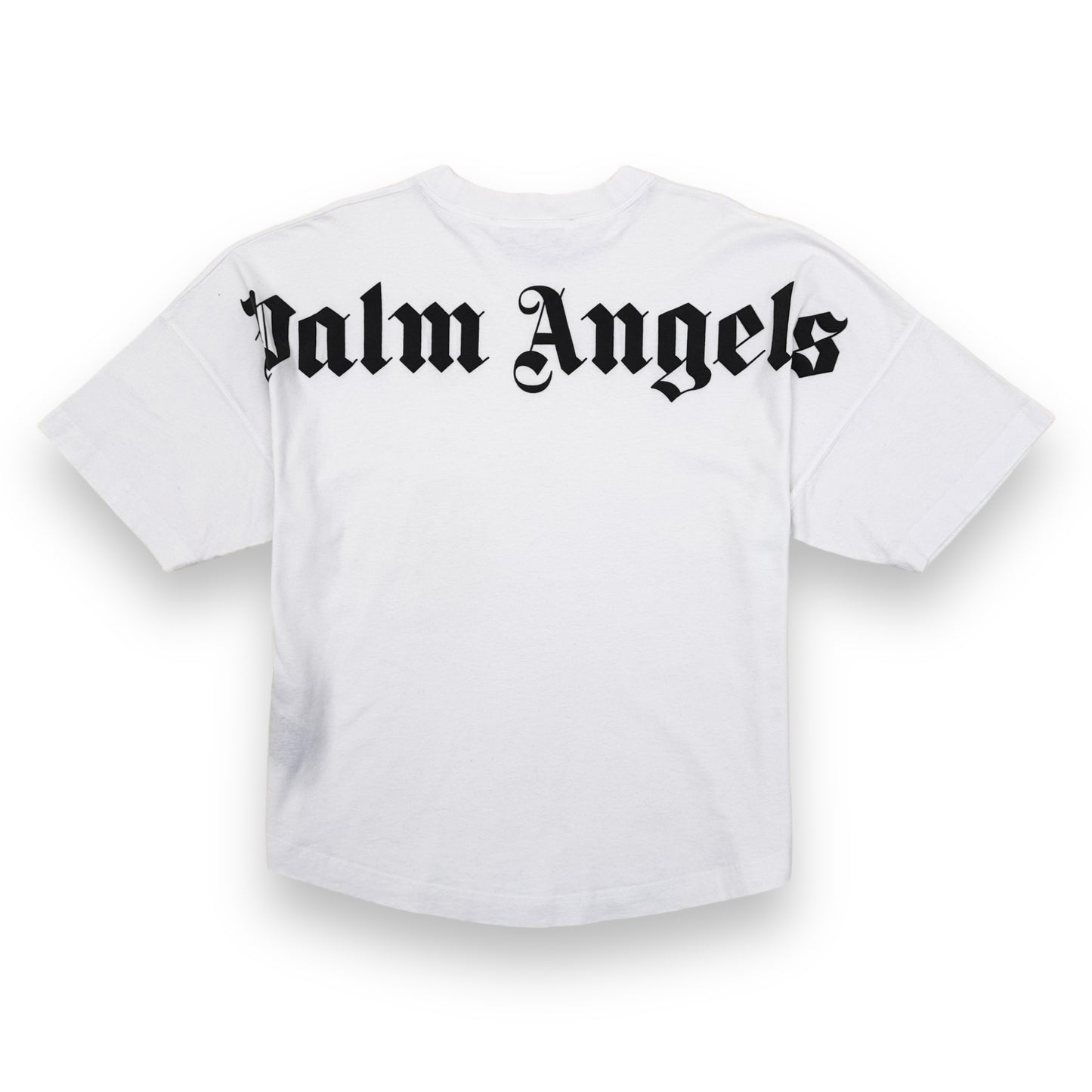 PALM ANGELS COTTON LOGO T-SHIRT WHITE M