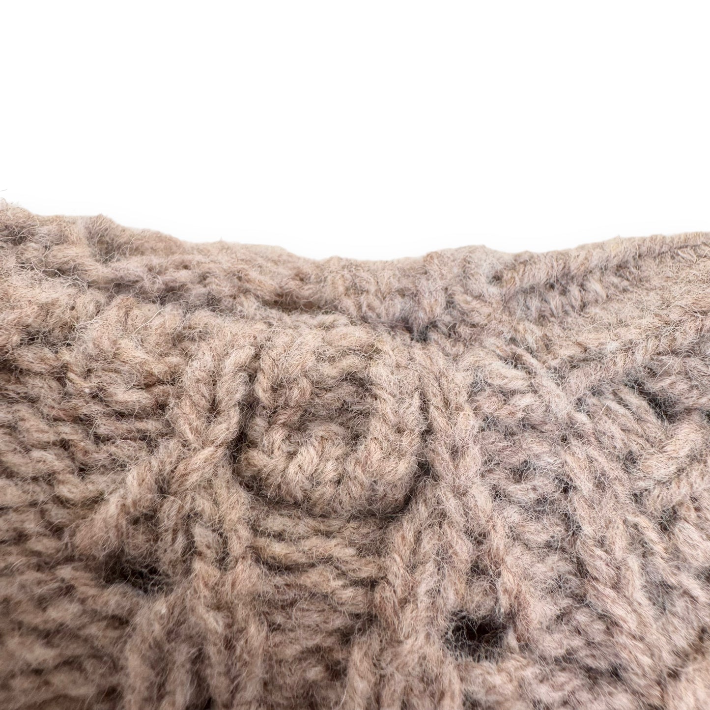 ISABEL MARANT EMI CABLE-KNIT MERINO SWEATER BEIGE S