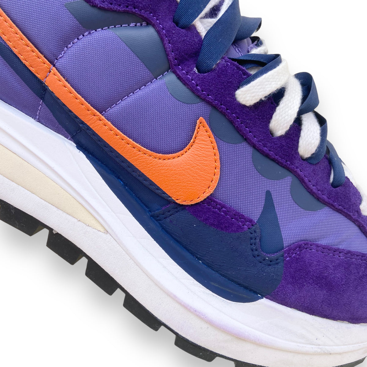 NIKE VAPOURWAFFLE SACAI DARK IRIS SNEAKERS UK8