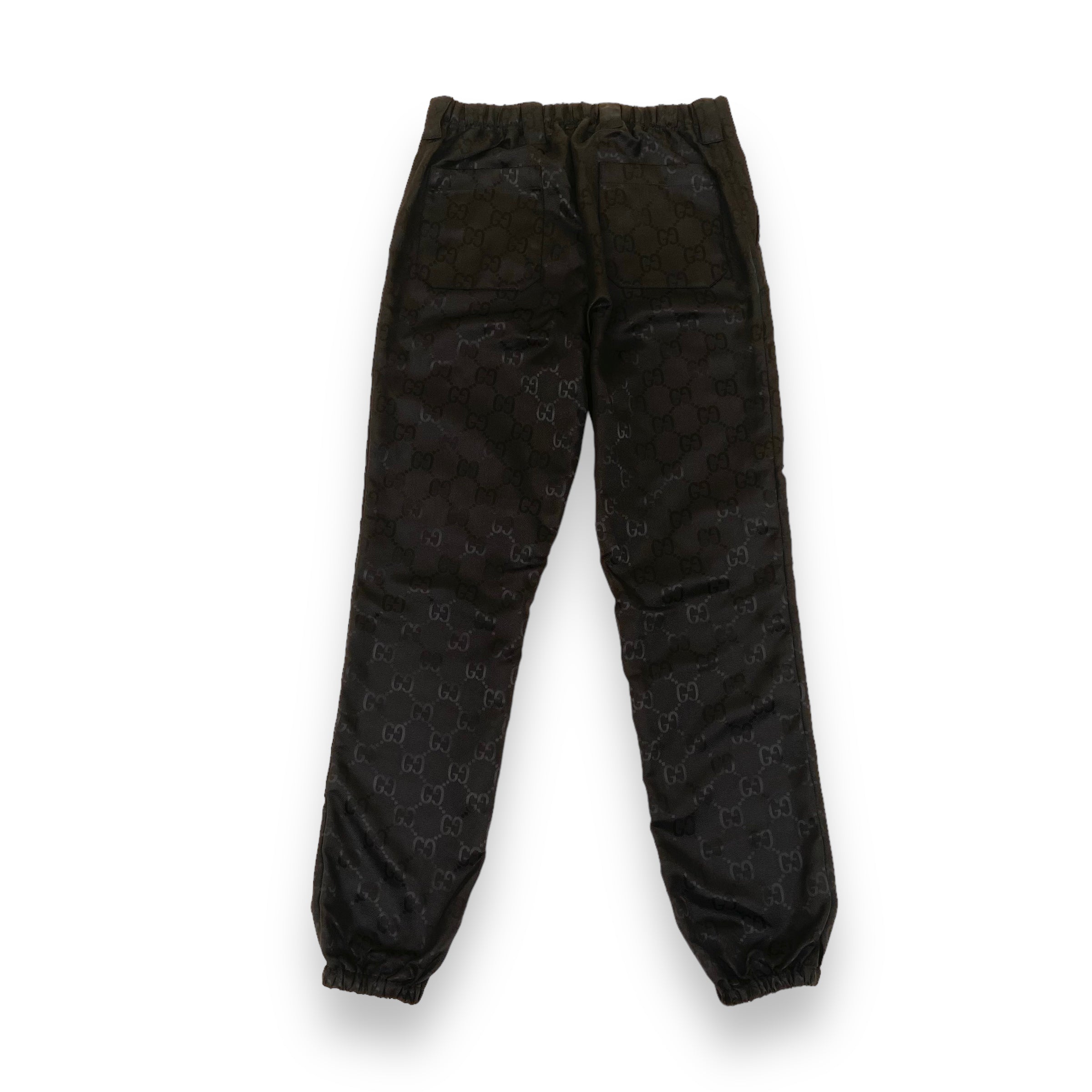 GUCCI GG ECO NYLON PANTS BLACK S