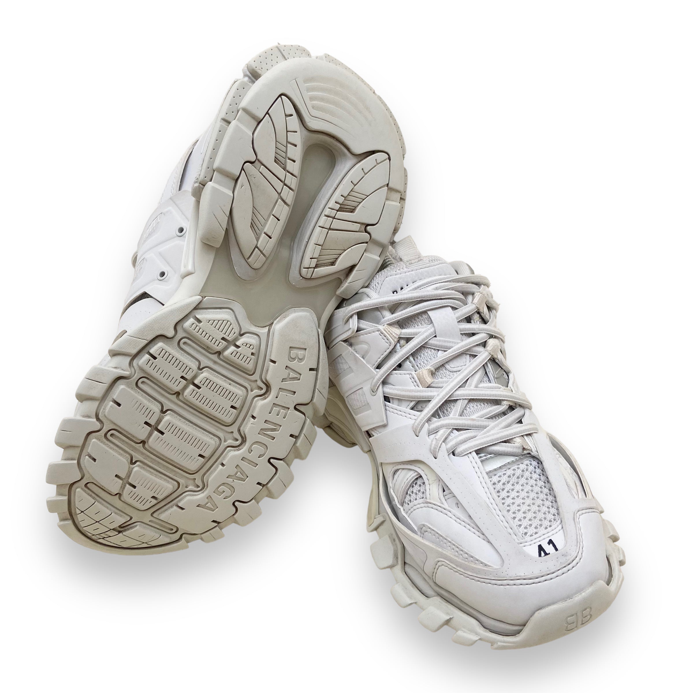 BALENCIAGA TRACK RUNNER SNEAKERS WHITE UK7