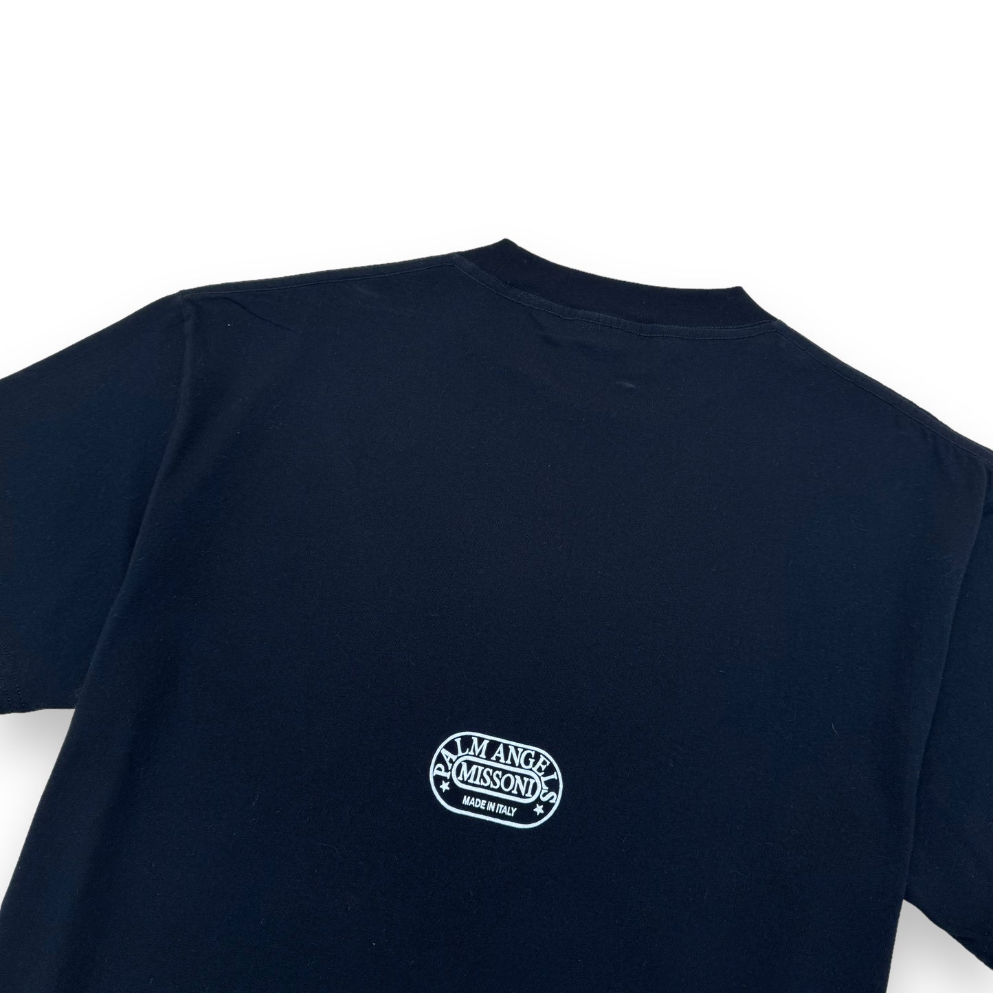 PALM ANGELS X MISSONI LOGO T-SHIRT BLACK L