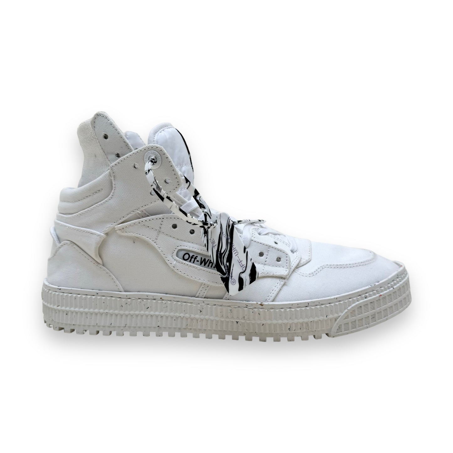 OFF-WHITE CANVAS 3.0 HIGH TOP SNEAKERS WHITE UK11