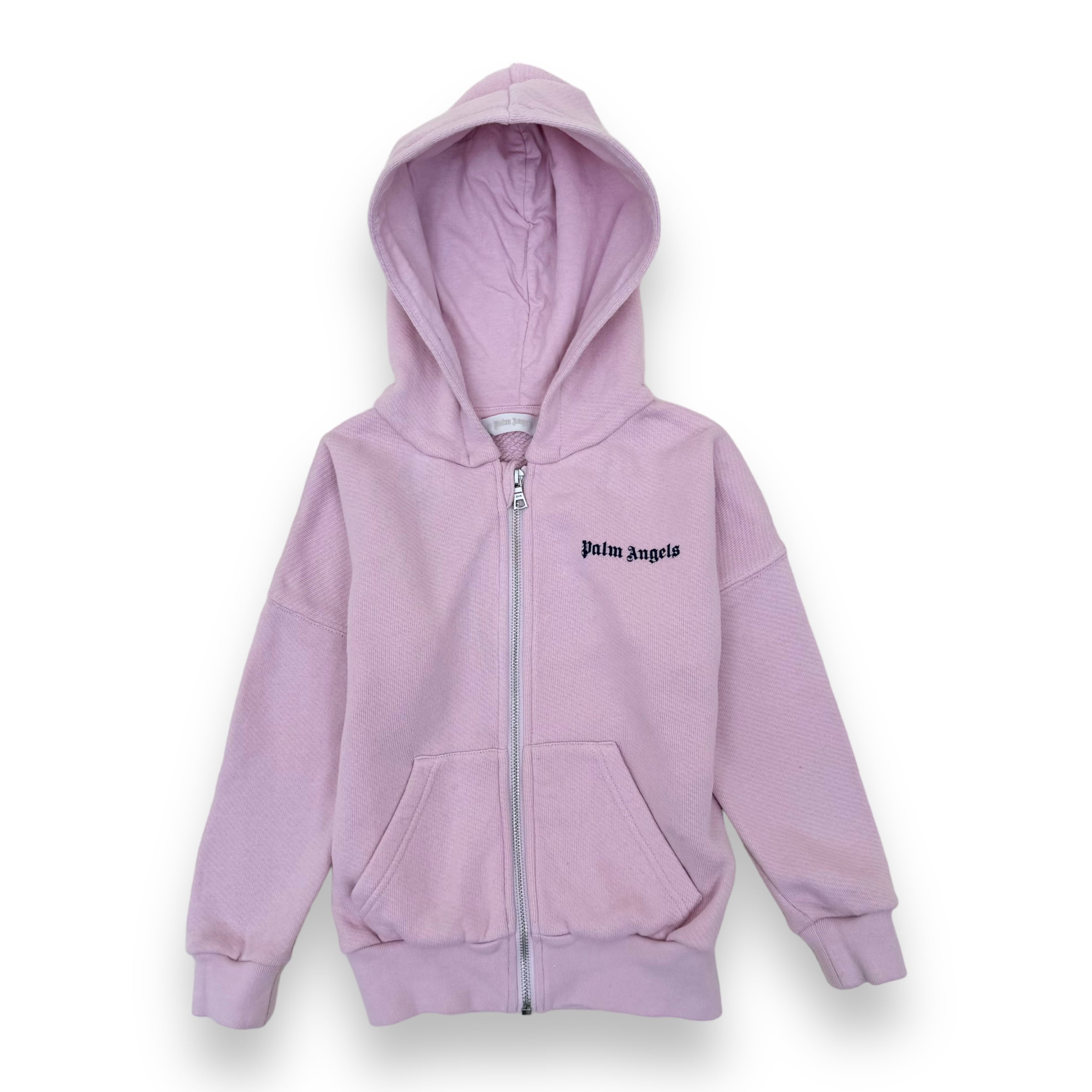 PALM ANGELS LOGO-PRINT HOODIE PINK AGE4