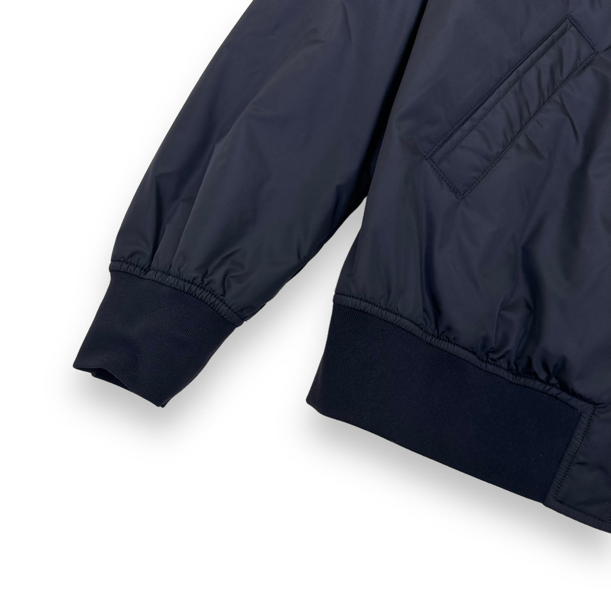 VERSACE ZIP-UP LOGO PRINT BOMBER JACKET BLACK XL