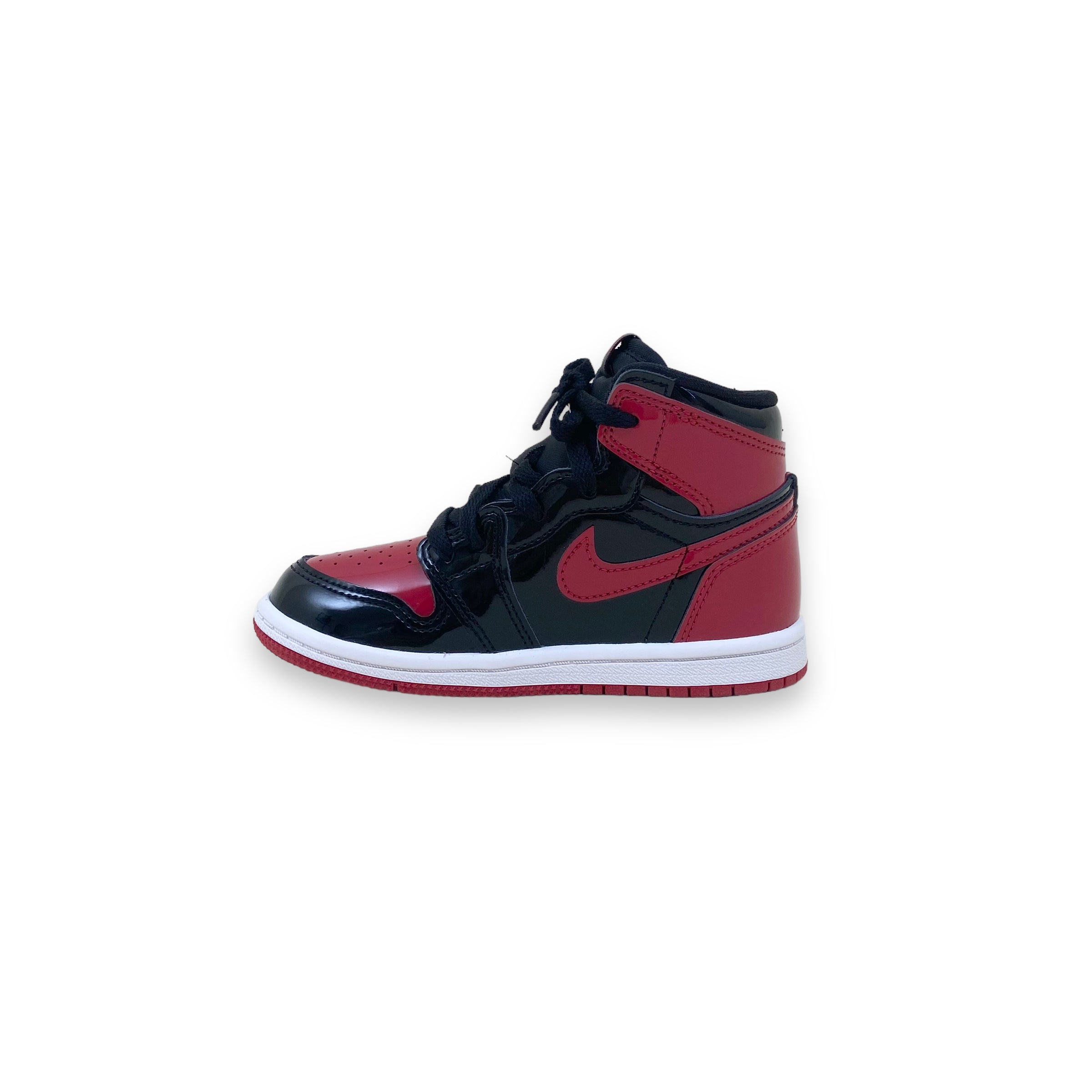 NIKE AIR JORDAN 1 RETRO HIGH OG ‘BRED PATENT’ UK8.5