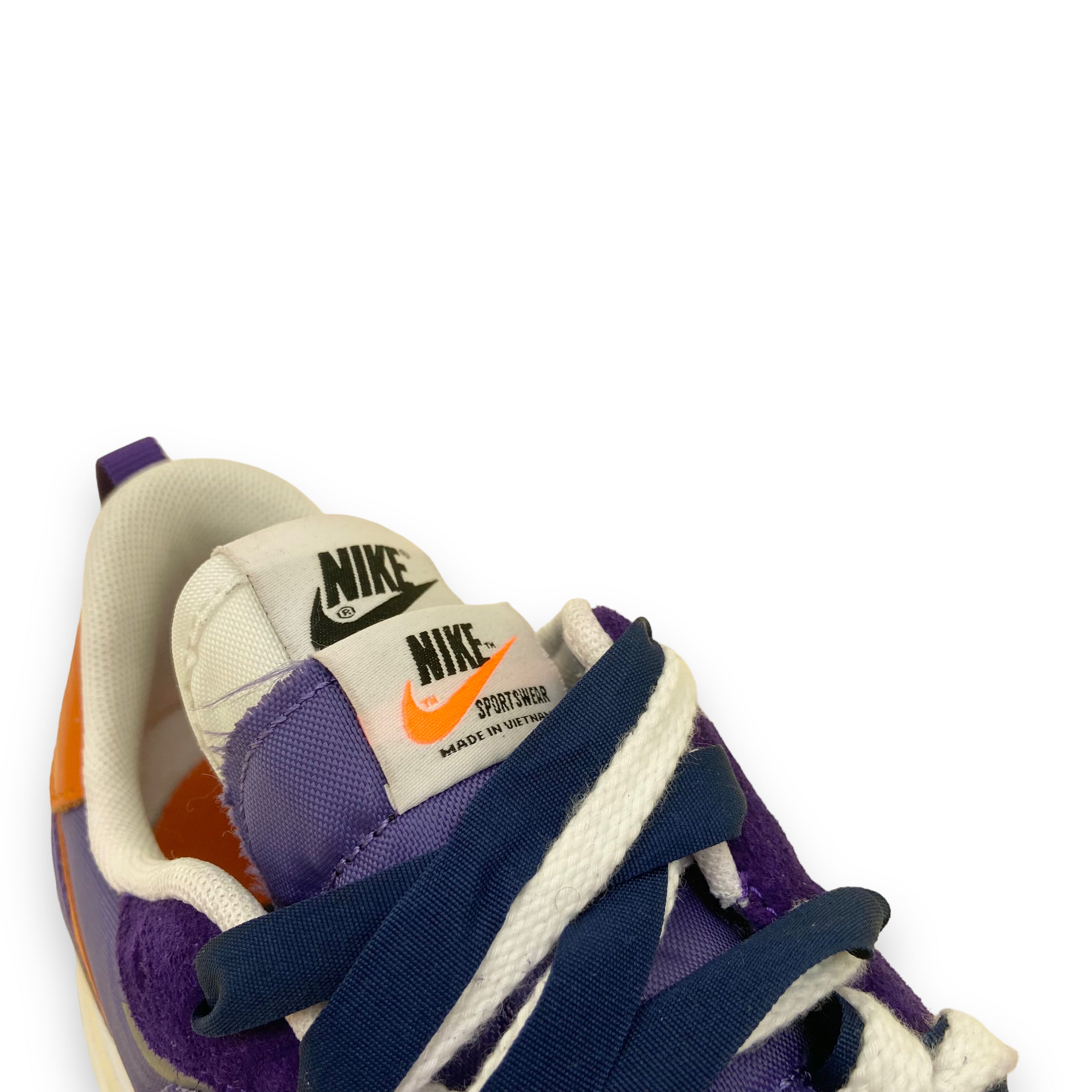 NIKE VAPOURWAFFLE SACAI DARK IRIS SNEAKERS UK8