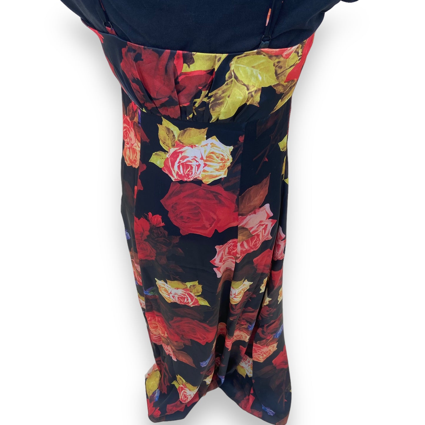 TED BAKER LONG FLORAL DRESS UK10