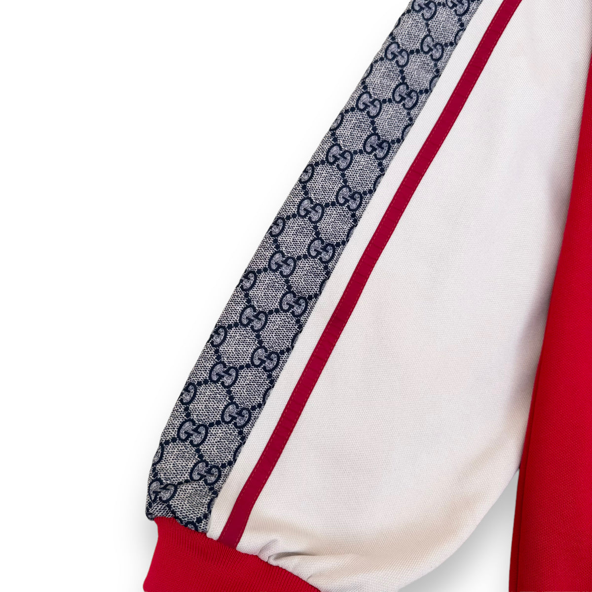 GUCCI ZIP-UP TECHNICAL TRACK JACKET RED L