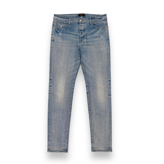 AMIRI WASHED DENIM JEANS INDIGO 36W