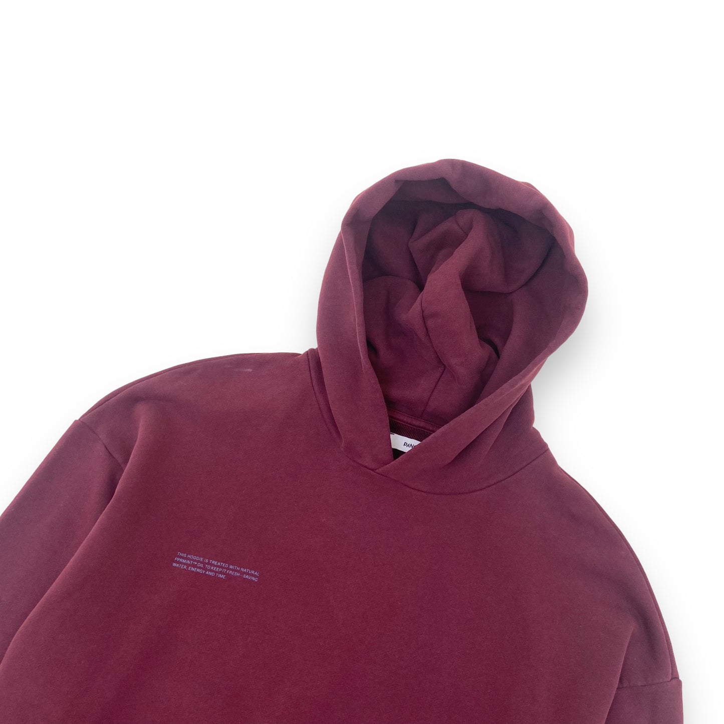 PANGAIA HOODIE BURGUNDY S