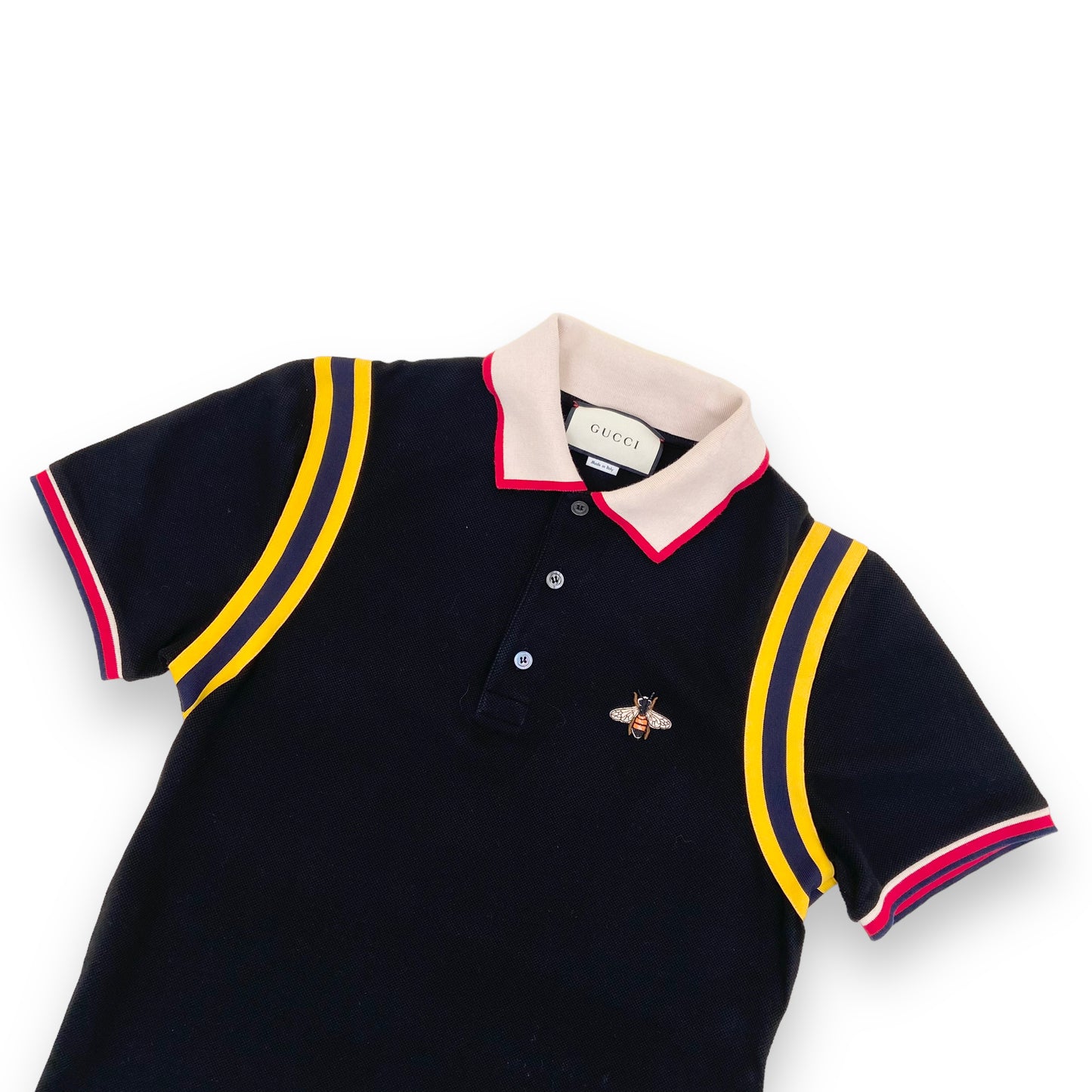 GUCCI BEE POLO SHIRT BLACK M