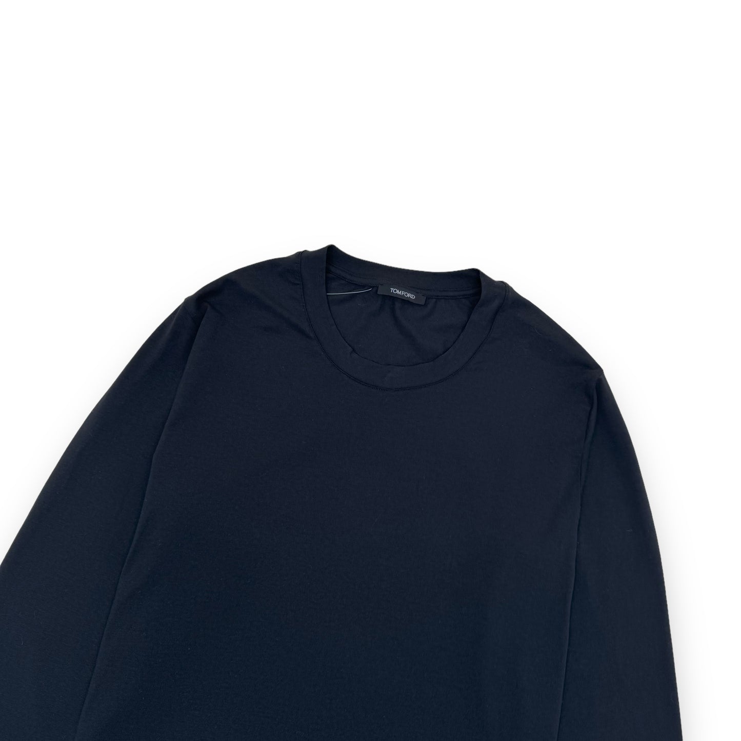 TOM FORD CLASSIC COTTON-BLEND LONG SLEEVE T-SHIRT L