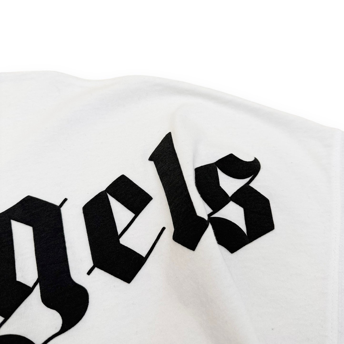 PALM ANGELS COTTON LOGO T-SHIRT WHITE M