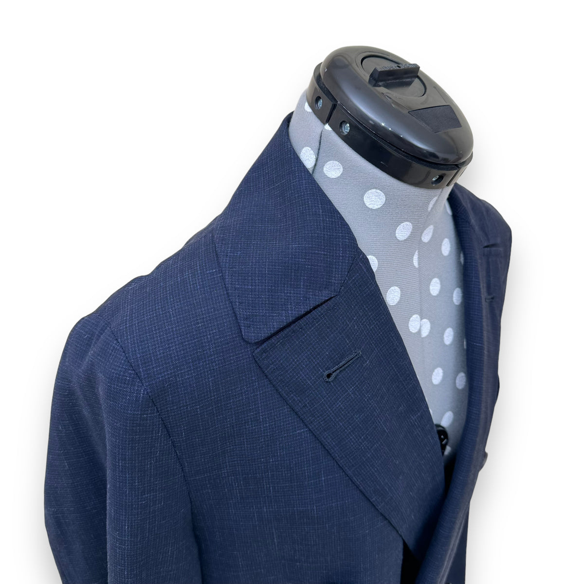 THOM SWEENEY DOUBLE BREASTED BESPOKE LONG JACKET NAVY XS
