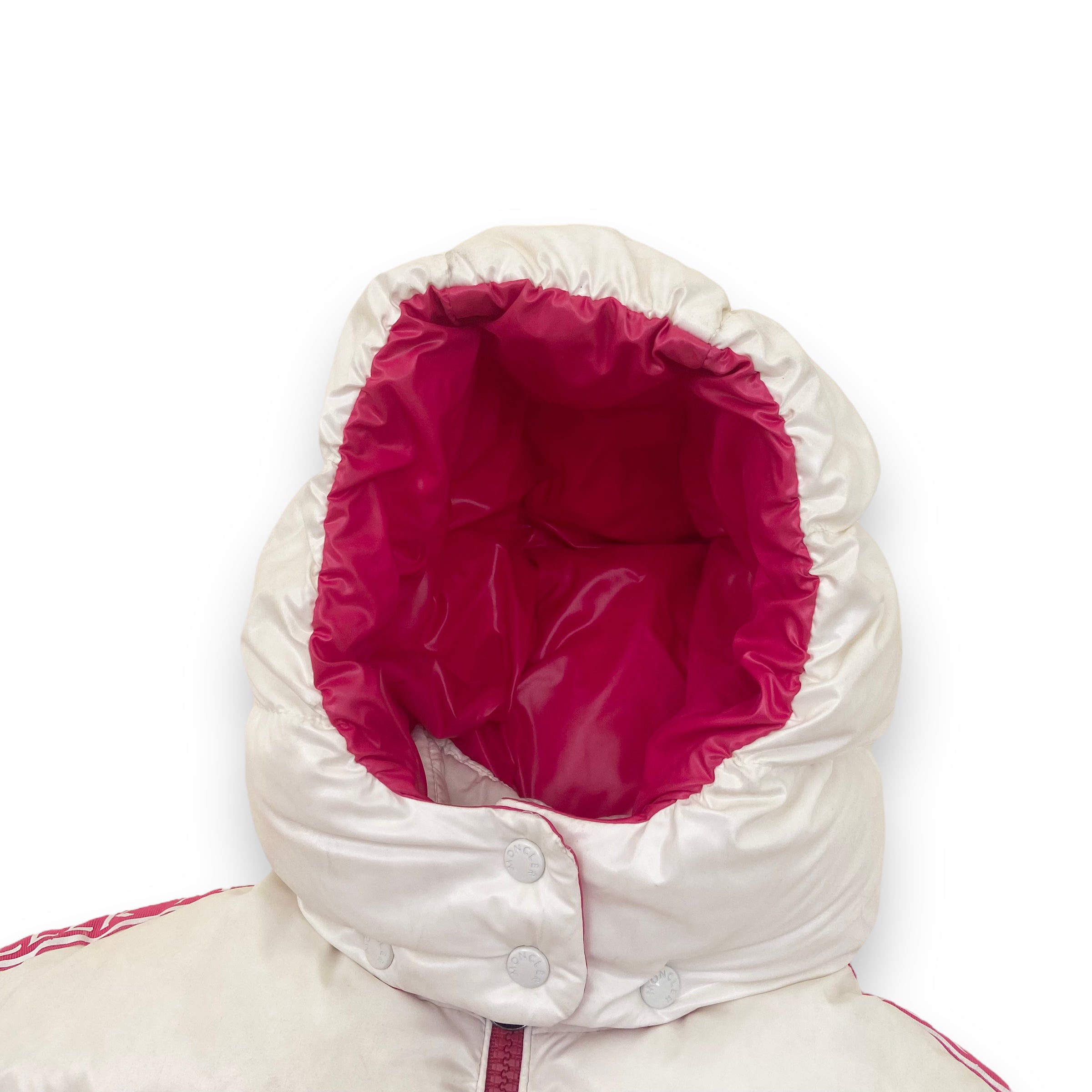 MONCLER PUFFER JACKET WHITE AGE5