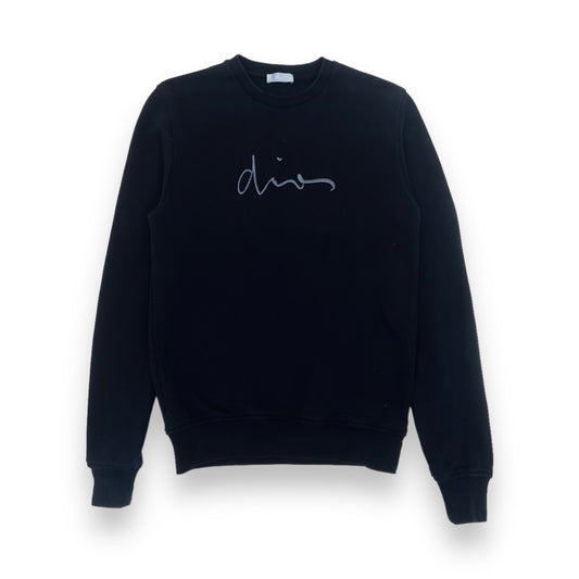 DIOR 2020 LOGO SWEATSHIRT BLACK XS